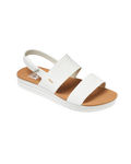 Water Vista Sandal in White & Tan