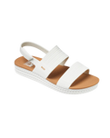 Water Vista Sandal in White & Tan