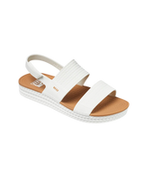 Water Vista Sandal in White & Tan