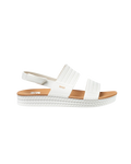 Water Vista Sandal in White & Tan