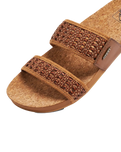 The Reef Womens Cushion Woven Vista Sandals in Brunette