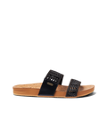 The Reef Womens Cushion Woven Vista Sandals in Black