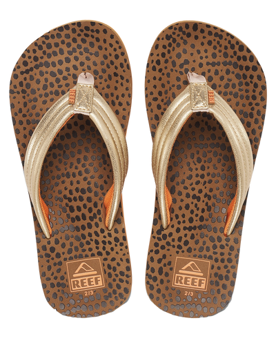 The Reef Girls Girls Ahi Flip Flops in Wild