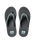 The Reef Mens Fanning Flip Flops in Gunmetal & Ocean