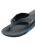 The Reef Mens Fanning Flip Flops in Gunmetal & Ocean