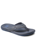 The Reef Mens Cushion Phantom Flip Flops in Grey & Blue