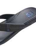 The Reef Mens Cushion Phantom Flip Flops in Grey & Blue