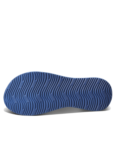 The Reef Mens Cushion Phantom Flip Flops in Grey & Blue