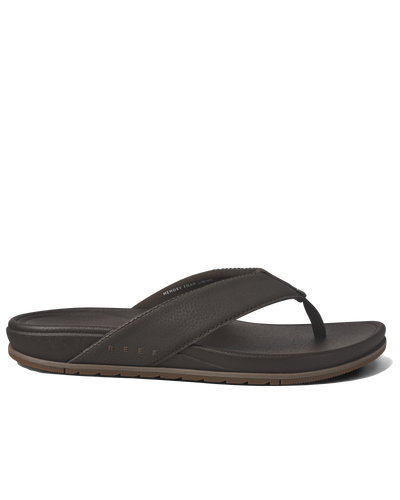 The Reef Mens Cushion Bonzer Flip Flops in Brown
