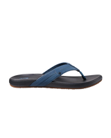 The Reef Mens Cushion Phantom 2.0 Flip Flops in Orion & Black