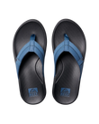 The Reef Mens Cushion Phantom 2.0 Flip Flops in Orion & Black