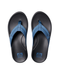 The Reef Mens Cushion Phantom 2.0 Flip Flops in Orion & Black