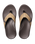 The Reef Mens Cushion Phantom 2.0 Flip Flops in Brown & Tan