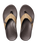 The Reef Mens Cushion Phantom 2.0 Flip Flops in Brown & Tan