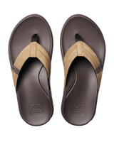The Reef Mens Cushion Phantom 2.0 Flip Flops in Brown & Tan