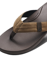 The Reef Mens Cushion Phantom 2.0 Flip Flops in Brown & Tan