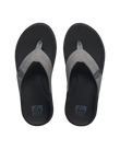 The Reef Mens Cushion Phantom 2.0 Flip Flops in Shaded Grey