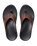 The Reef Mens Cushion Phantom 2.0 Flip Flops in Brown & Black