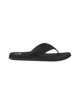 The Reef Mens The Layback Flip Flops in Black