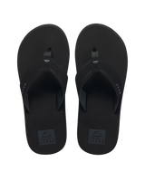 The Reef Mens The Layback Flip Flops in Black