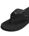 The Reef Mens The Layback Flip Flops in Black