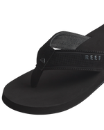 The Reef Mens The Layback Flip Flops in Black