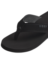The Reef Mens The Layback Flip Flops in Black