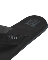 The Reef Mens The Layback Flip Flops in Black