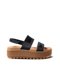 Water Vista Higher Sandal in Black & Tan