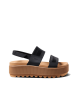 Water Vista Higher Sandal in Black & Tan