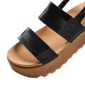 Water Vista Higher Sandal in Black & Tan