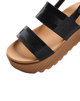 Water Vista Higher Sandal in Black & Tan