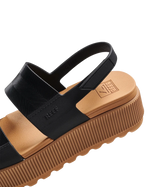 Water Vista Higher Sandal in Black & Tan
