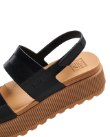 Water Vista Higher Sandal in Black & Tan