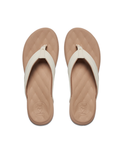 The Reef Womens Cushion Harmony Flip Flops in Sand