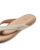 The Reef Womens Cushion Harmony Flip Flops in Sand