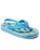 The Reef Boys Boys Little Ahi Flip Flops in Blue Fish