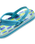 The Reef Boys Boys Little Ahi Flip Flops in Blue Fish