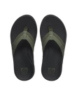 The Reef Mens Cushion Phantom 2.0 Flip Flops in Olive & Gum