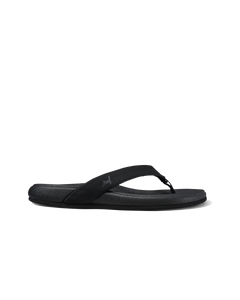 The Reef Womens Cushion Harmony Flip Flops in Black