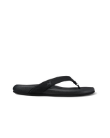 The Reef Womens Cushion Harmony Flip Flops in Black