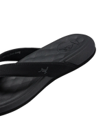 The Reef Womens Cushion Harmony Flip Flops in Black