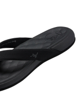 The Reef Womens Cushion Harmony Flip Flops in Black