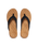 Cushion Harmony Flip Flops in Black & Tan