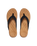 Cushion Harmony Flip Flops in Black & Tan
