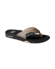 The Reef Mens Fanning Flip Flops in Fossil & Raven