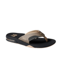 The Reef Mens Fanning Flip Flops in Fossil & Raven