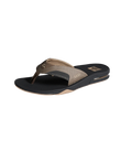 The Reef Mens Fanning Flip Flops in Fossil & Raven