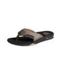 The Reef Mens Fanning Flip Flops in Fossil & Raven