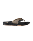 The Reef Mens Fanning Flip Flops in Fossil & Raven